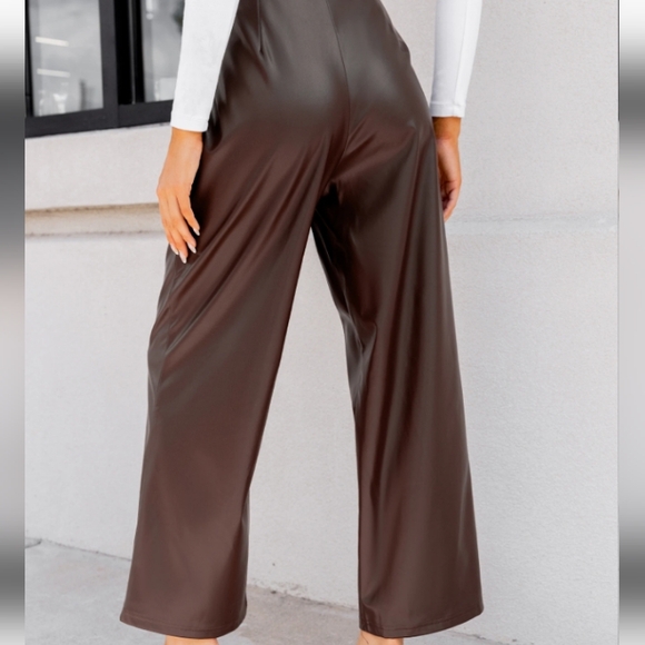 Faux Leather Pants - Picture 3 of 4